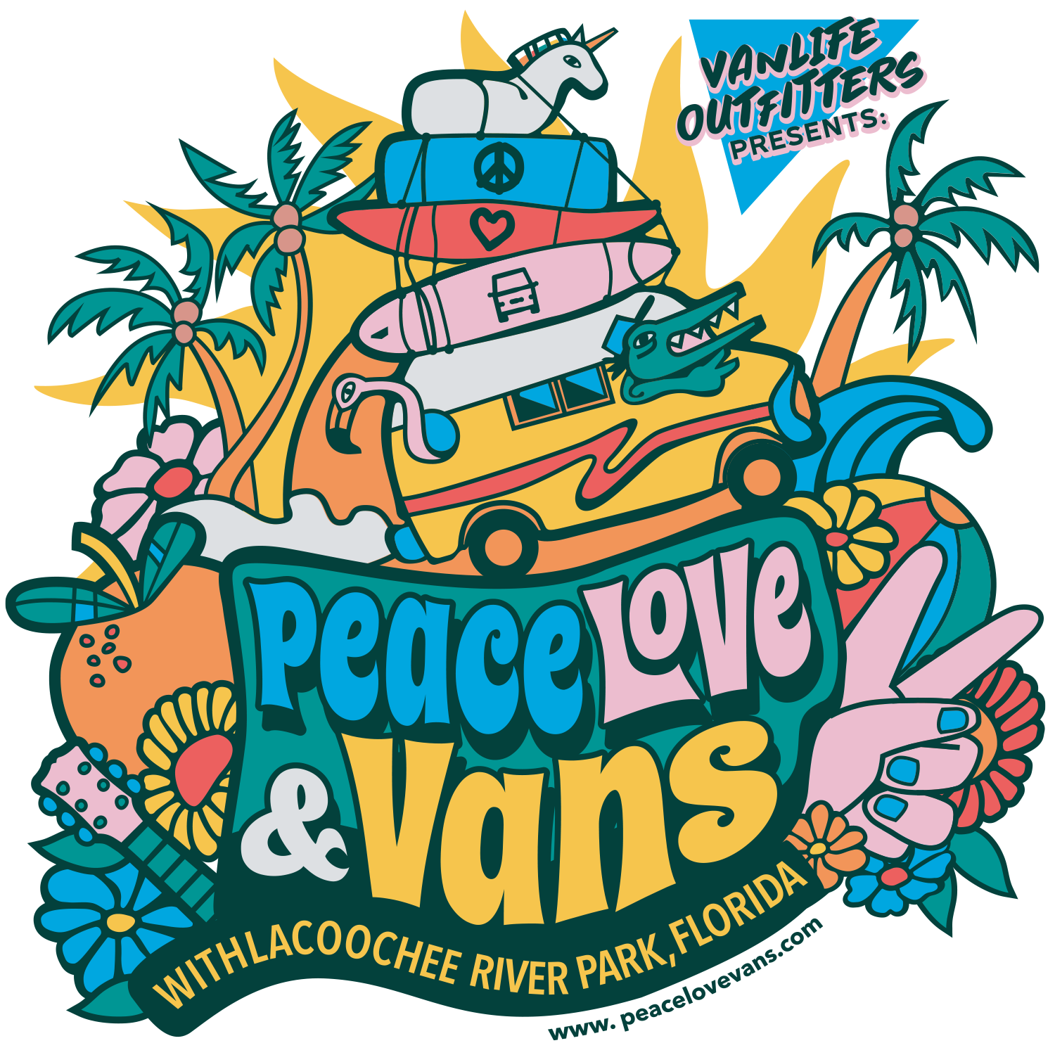 Peace Love & Vans - EPIC Florida Camper Van Gathering - Withlacoochee River  Park, FL